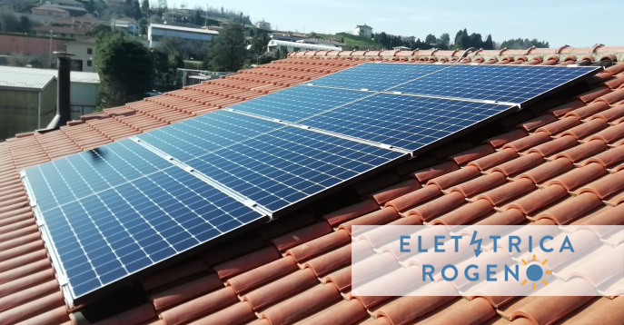 Impianto fotovoltaico con pannelli SunPower installato a Galbiate (Lecco)