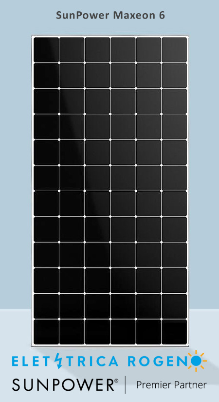 Pannello solare SunPower Maxeon 6 Com
