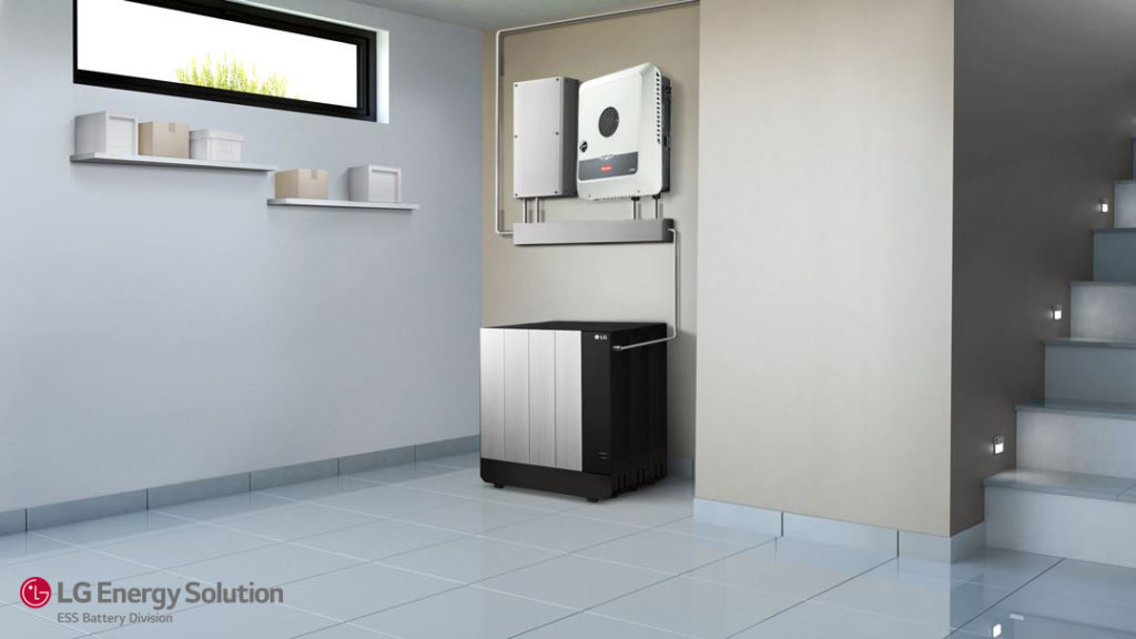 Sistema di accumulo LG Energy Solution RESU FLEX con inverter Fronius Gen24 Plus