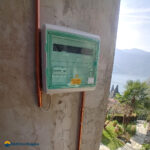Quadro impianto elettrico installato in impianto fotovoltaico privato ad Abbadia Lariana (LC)