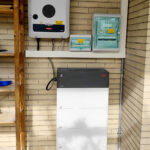 Inverter Fronius e sistema di accumulo energia BYD HVM installati in impianto fotovoltaico privato a Dolzago (LC)