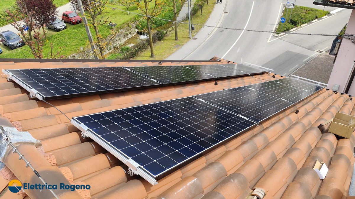 Pannelli solari SunPower MAXEON 3 430WP installati in impianto fotovoltaico privato a Dolzago (LC)