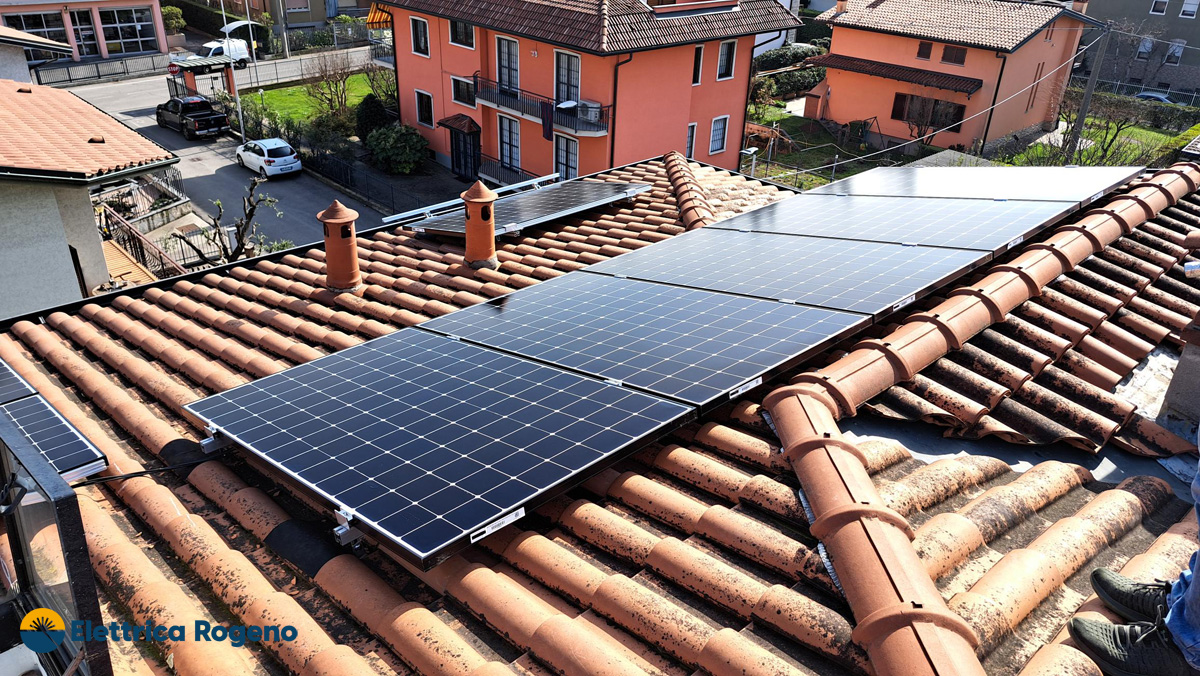Pannelli solari SunPower MAXEON 3 430WP installati in impianto fotovoltaico privato a Seriate (BG)