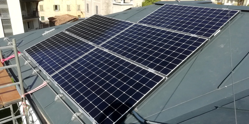 Pannelli solari SunPower Maxeon 400Wp installati in impianto fotovoltaico privato a Tirano (SO)