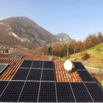 Pannelli solari SunPower Maxeon 400Wp installati in impianto fotovoltaico privato a Castelmarte (CO)