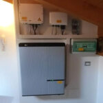 Inverter SolarEdge e batteria LG Resu installati presso impianto fotovoltaico privato a Castelmarte (CO)