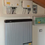 Inverter SolarEdge e batteria LG Resu installati presso impianto fotovoltaico privato a Castelmarte (CO)