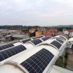 Pannelli solari SunPower in impianto fotovoltaico aziendale a Brenna (CO)