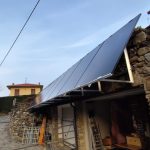 Pannelli solari di impianto fotovoltaico SunPower a Colle Brianza (LC)