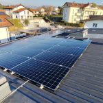 Pannelli solari di impianto fotovoltaico SunPower a Bulciago (LC)