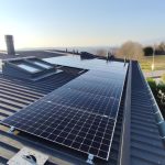 Pannelli solari di impianto fotovoltaico SunPower a Bulciago (LC)