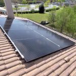 Pannelli solari di impianto fotovoltaico SunPower a Zanica (BG)