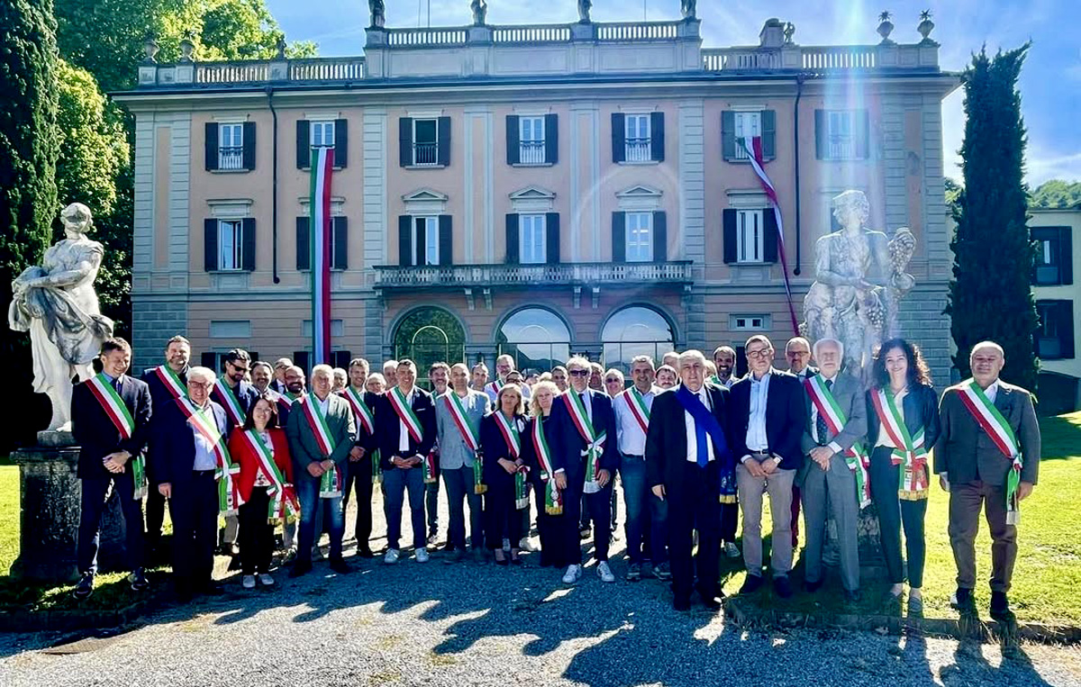 Tutti i fondatori della Fondazione EPC a Villa Gallia a Como