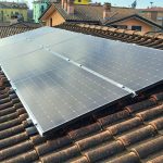 Pannelli solari di impianto fotovoltaico SunPower a Cassano D'Adda (MI)