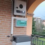 Inverter e batteria di impianto fotovoltaico SunPower a Cassano D'Adda (MI)
