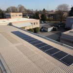 Pannelli solari di impianto fotovoltaico SunPower a Cavenago (MB)