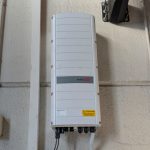 Inverter di impianto fotovoltaico SunPower a Cavenago (MB)