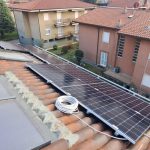 Pannelli solari di impianto fotovoltaico SunPower a Robbiate (LC)