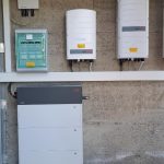 Inverter e batteria di impianto fotovoltaico SunPower a Sirtori (LC)