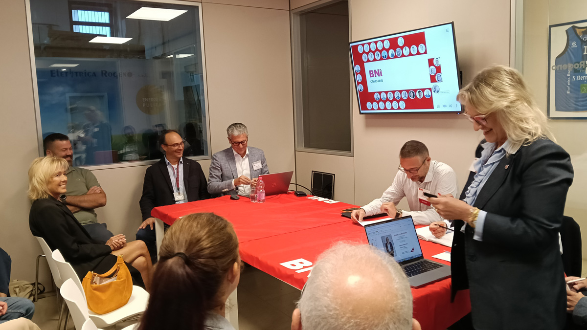 La seconda parte del coffee break per professionisti presso la sede di Elettrica Rogeno