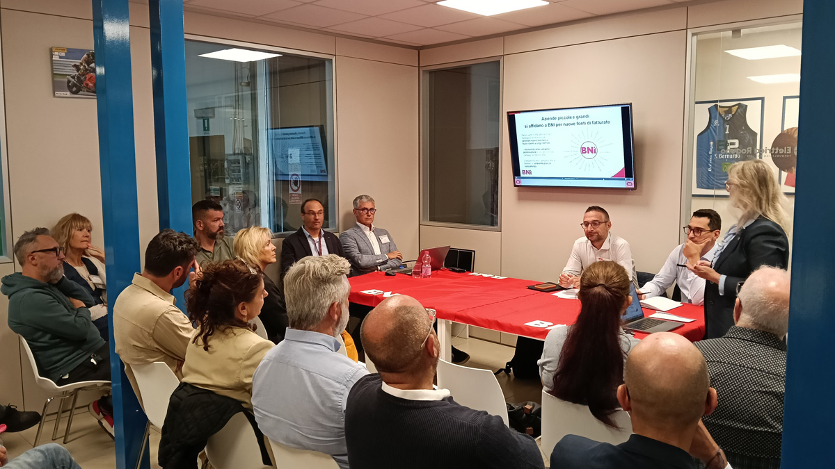 La seconda parte del coffee break per professionisti presso la sede di Elettrica Rogeno