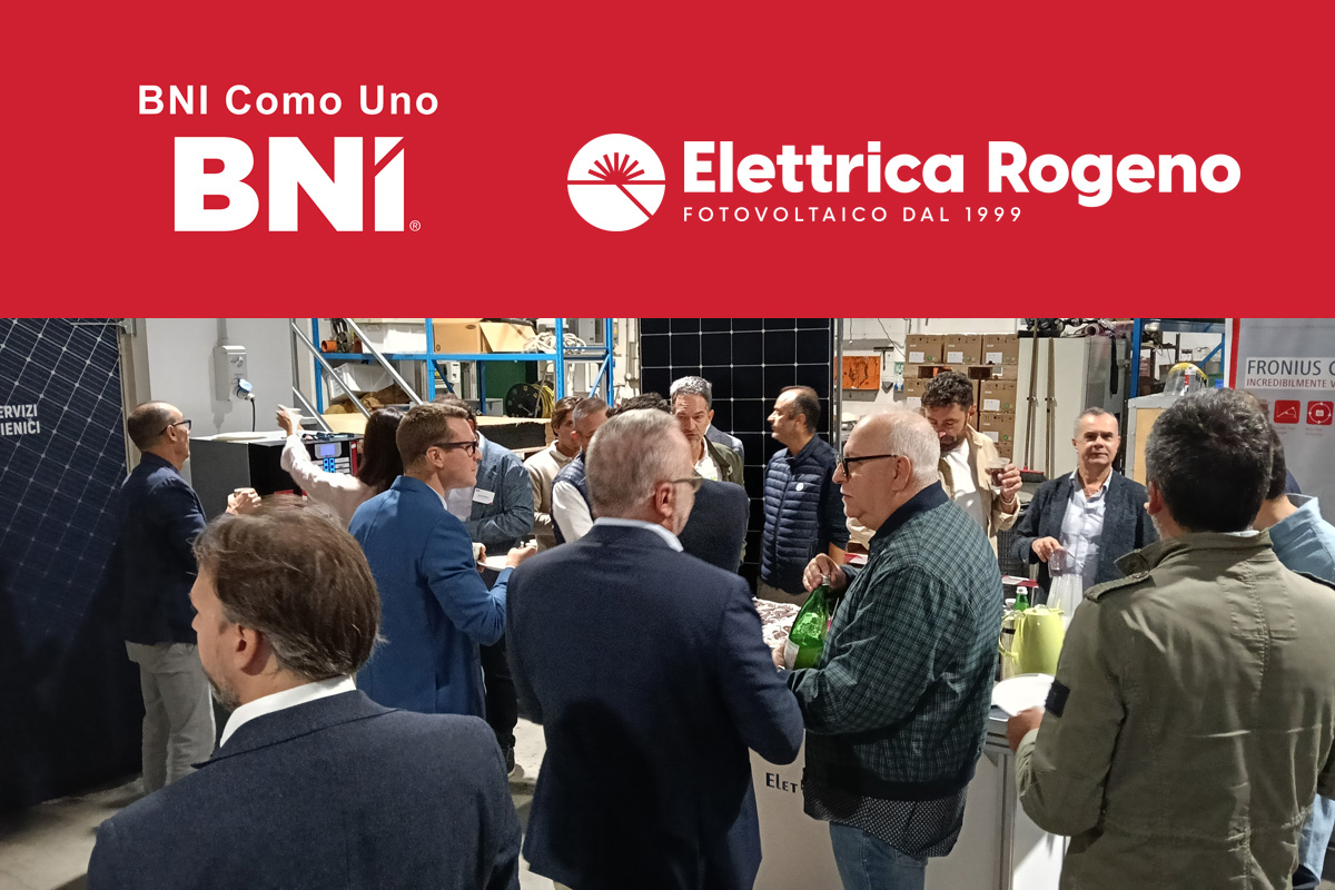 Riunione del capitolo BNI Como UNO in Elettrica Rogeno