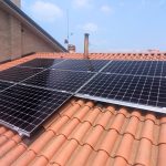 I pannelli a energia solare SunPower MAxeon 3 dell'impianto fotovoltaico realizzato a Verano Brianza (MB)