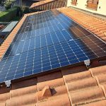 Pannelli solari di impianto fotovoltaico SunPower a Viganò (LC)