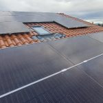 Pannelli solari di impianto fotovoltaico SunPower a Casatenovo (LC)