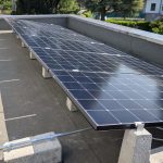 Pannelli solari di impianto fotovoltaico SunPower a Mariano Comense (CO)