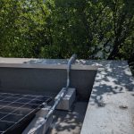Pannelli solari di impianto fotovoltaico SunPower a Mariano Comense (CO)