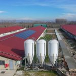 Pannelli solari di impianto fotovoltaico SunPower a Ostiano (CR)