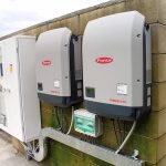 Inverter Fronius di impianto fotovoltaico SunPower a Ostiano (CR)