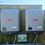 Inverter Fronius di impianto fotovoltaico SunPower a Ostiano (CR)