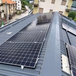 Pannelli solari di impianto fotovoltaico SunPower a Rezzago (CO)
