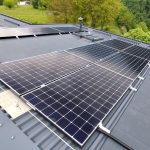 Pannelli solari di impianto fotovoltaico SunPower a Rezzago (CO)