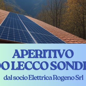 Compagnia delle Opere Lecco Sondrio e l'aperitivo dal socio Elettrica Rogeno