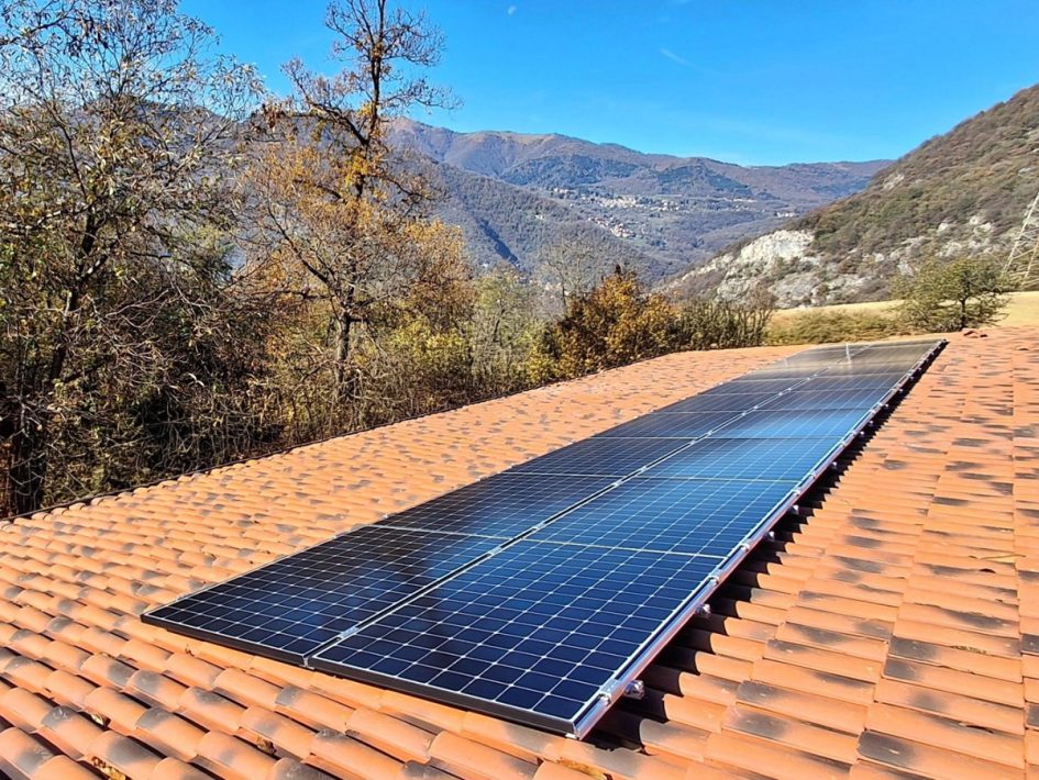 Impianto fotovoltaico aziendale con pannelli SunPower Maxeon 3 a Canzo (CO)