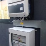 Inverter trifase Fronius Verto 20.0 presso impianto fotovoltaico aziendale a Meda (MB)