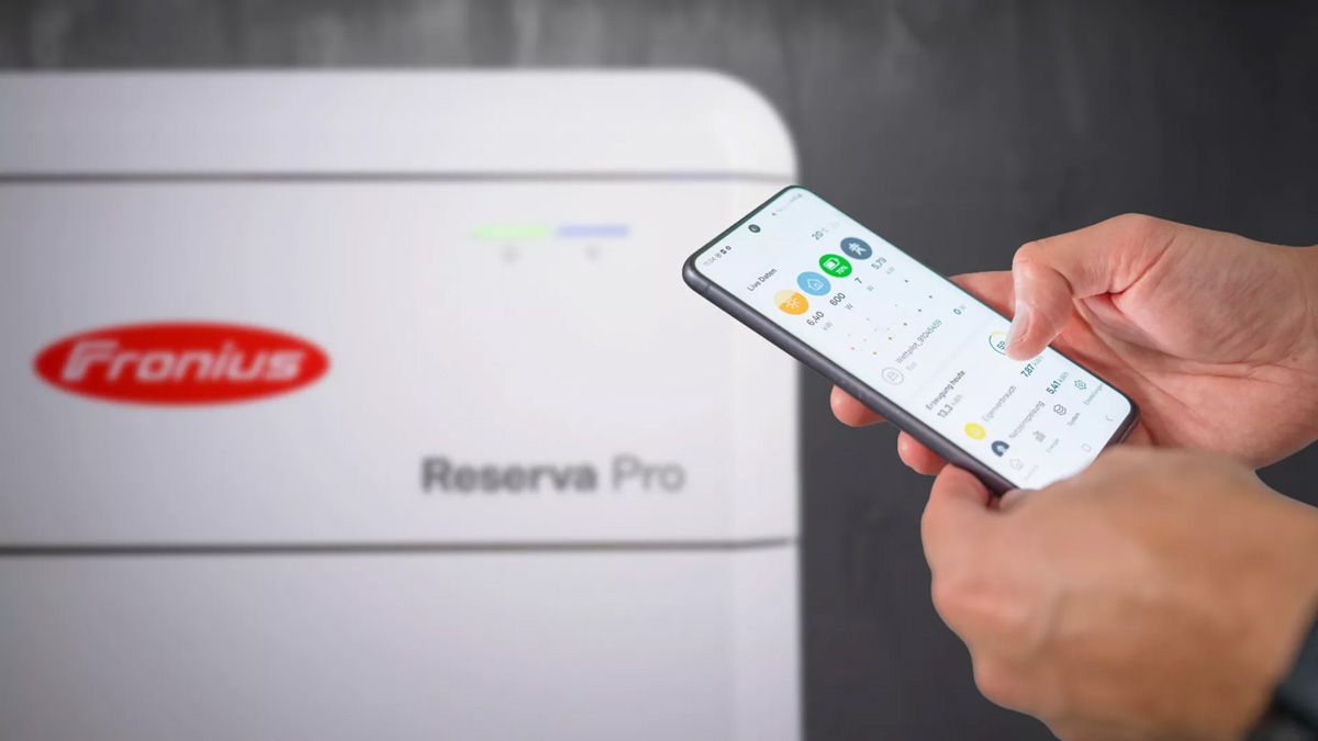 Il monitoraggio del Fronius Reserva Pro è centralizzato e semplice