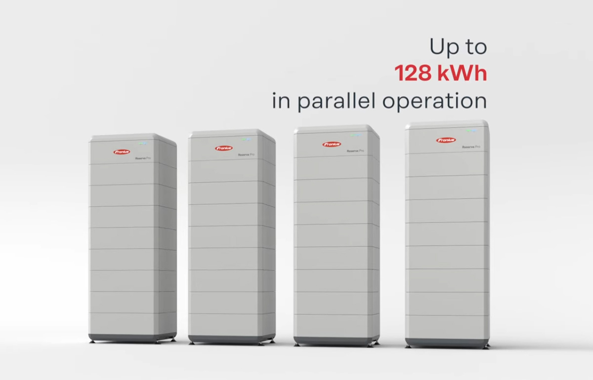 Fronius Reserva Pro è scalabile fino a 128 kWh