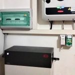 Inverter Fronius e batteria BYD HVM installati in impianto fotovoltaico domestico a Vimercate (MB)